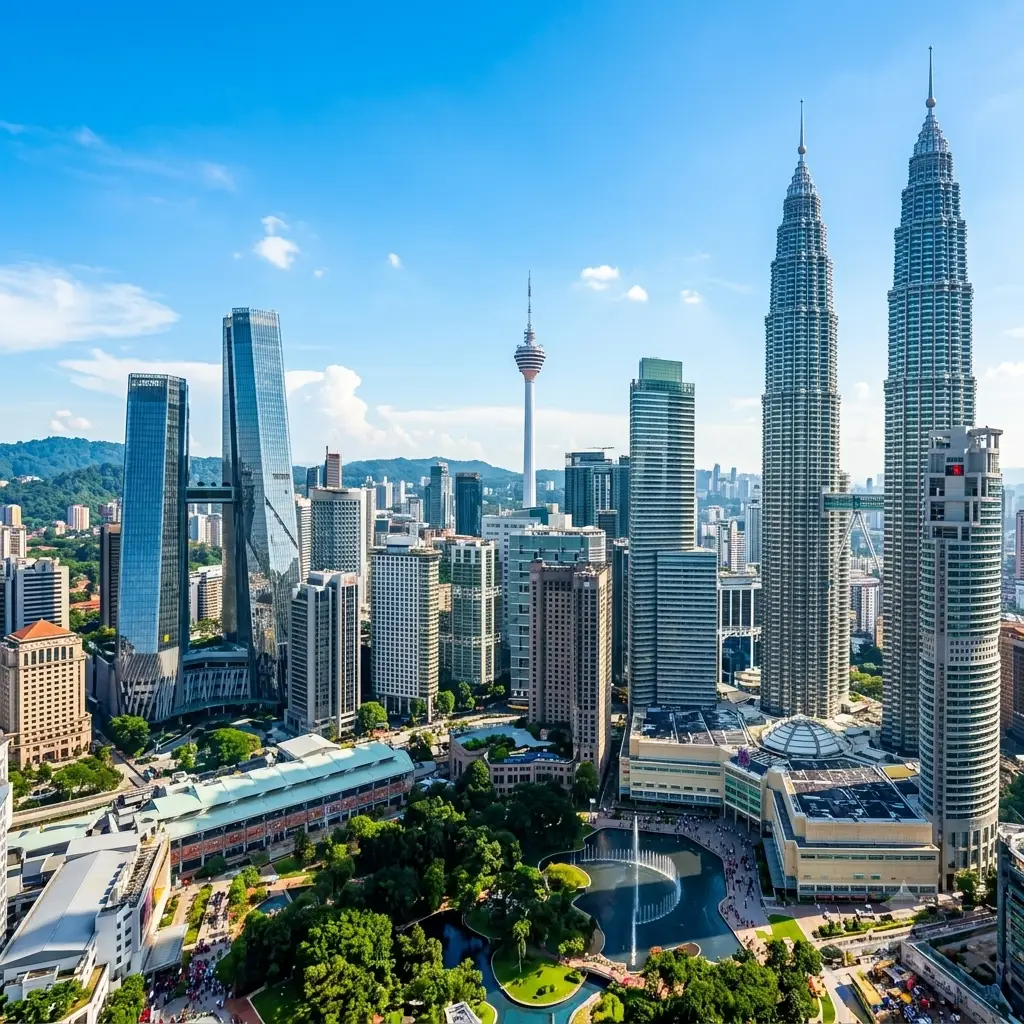 KL City in a sunny day